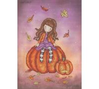 Bothy Threads 'Pumpkin Perch' kit de point de croix, XG50, 22x30.5cm, DIY
