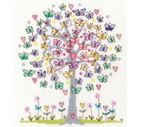 Bothy Threads - Set de broderie au point de croix "Love Spring", 23x26cm, XKA10