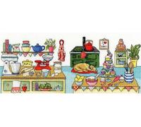 Bothy Threads set de point de croix "baking fun", 37x15cm, xjr39, modèle de point de comptage