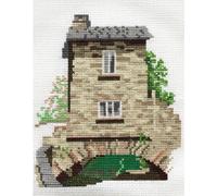Bothy Threads set de point de croix "Dale Designs - Bridge House Ambleside", 13.5x16cm, dw14dd102, modèle de point de comptage