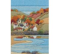 Bothy Threads set de points longs "Seasons - Autumn on the Coast", 24x17cm, dw14mls7, modèle de point de comptage
