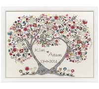 Bothy Threads XKA4 Kit point de croix Motif fleurs 34 x 26 cm