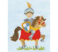 Bothy Threads zestaw do haftu krzyżykowego "The Knights Tale", JUMP3, 11x15cm