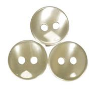BOTIBOTON - 50 Boutons de Chemise Blanc et Ecru - 10 mm et 12 mm - coudre pour mercerie, bouton petit blancs pour chemise- Fabriqués et expédiés d'Espagne (10 mm Ecru)