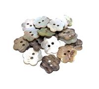 BOTIBOTON - Boutons nacrés en coquillage naturel - Bouton pour mercerie - Boutons petits et grands, bebe et chemisses - Plusieurs mesures - Akoya - Fabriqués et expédiés d'Espagne - 15 mm