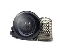 BOTIBOTON - Pack de 25 Boutons de couleur Ecru, Marron et Gris - Boutons de mercerie gros pour coudre, manteau, bouton pour femme - Accesorie couture - Fabriqué/Expédié depuis l'Espagne, gris 25 mm