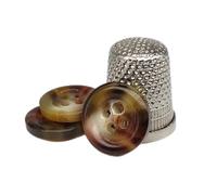 BOTIBOTON - Pack de 50 Boutons de couleur Ecru, Marron et Gris - Boutons de mercerie gros pour coudre, manteau, bouton pour femme - Accesorie couture - Fabriqué/Expédié depuis l'Espagne, Marron 15 mm