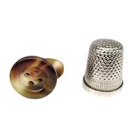 BOTIBOTON - Pack de 50 Boutons de couleur Ecru, Marron et Gris - Boutons de mercerie gros pour coudre, manteau, bouton pour femme - Accesorie couture - Fabriqué/Expédié depuis l'Espagne, Marron 18 mm