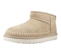 Botines Mujer Modèle Chaussure Ugg Modèle W Classic Ultra Mini Biarritz - Coleur Beige 37