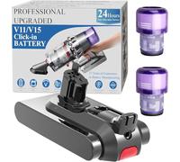 BOTKK Batterie pour Dyson V11 Batterie SV15 SV16 SV17 SV18 SV22 | Compatible avec V11 Detect/ Absolute/Animal/Torque Drive/Complete/Extra/Total Clean Click-in 970938-01 970425-01