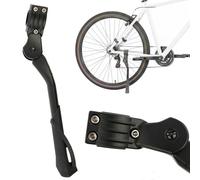 botle Béquille de vélo de 24 à 29 pouces, réglable en hauteur, béquille latérale arrière stable, béquille de vélo pour VTT, vélo de trekking, vélo de ville, vélos de banlieue en aluminium durable