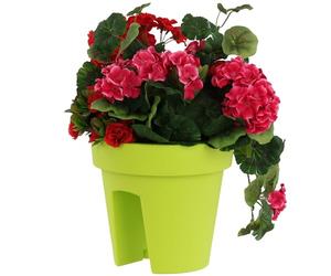 botle Jardinière de Balcon Ovale - 24,5 cm - 5 l - Citron Vert