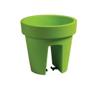 Botle Jardinière De Balcon Ovale Lime 24,5 Cm Balconière À Balustrade De 6 Mm Pot De Fleur À Suspendre Cache Pot À Accrocher Multicolore