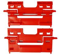 botle Lot de 2 connecteurs latéraux pour boîte à outils Qbrick PRO série et ONE - 5,5 x 10,5 cm - Fixation de boîte à outils - Borne de connexion modulaire