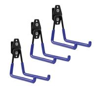 botle Lot de 3 crochets à outils Qbrick - Système de valise pour outils électriques - Forme droite de 13 cm - Solide avec revêtement en PVC - Pour garage, atelier, abri de jardin, double crochet