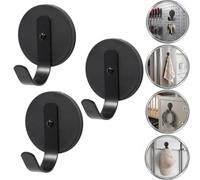 botle Lot de 3 crochets magnétiques, porte-couronnes magnétiques robustes, cintres, cintres de poche, petit cintre compact avec aimant en néodyme, charge maximale 15 kg