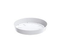 botle Soucoupe pour Pot de Fleurs - en Plastique - Blanc - 27 cm