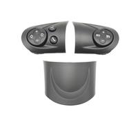 Botón Control Volante Cache-boutons Multifonctions Commandes Audio Régulateur Vitesse Au Volant Pour MINI Pour Clubman Pour Cooper R55 R56 R57 R58 R59 R60(1 Set Black)