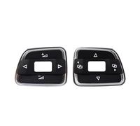 Botón Control Volante Cache De Commandes Audio Multifonctions Au Volant Pour VW Pour Golf 6 Pour Passat B7 Pour Magotan Pour Tiguan Pour Touran(1 paire)
