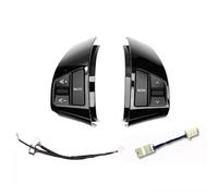Botón Control Volante Commande Multifonction Au Volant Pour Hyundai Pour Elantra HD 2008-2010 Boutons De Sélection Des Canaux Audio(Piano black- 6keys)
