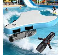 BoTongSiHai Bateau À Réaction Gonflable Électrique pour Piscine - Kit Nautique 3 en 1 avec Scooter sous-Marin, Moteur Sup, Planche De Surf/Bodyboard Électrique, 3-7 Km/H, Charge 110kg(500W10A)