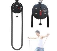 BoTongSiHai Corde D'Entraînement Infinie Et Entraîneur De Force De Prise - Équipement De Gym Domestique Portable, Montage Rapide sans Outils, pour Renforcement Musculaire Et Cardio(Black)