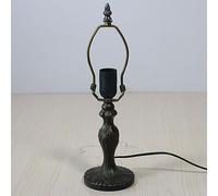 BOTOWI Remplacement de la Base de la Lampe de Table Tiffany, Seulement 15" de Hauteur, Base Romaine en Bronze pour Abat-Jour en Verre teinté de 8 Pouces de Style Tiffany,Alloy