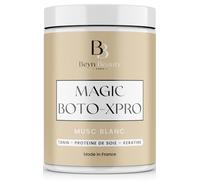 BOTOXPRO CAPILLAIRE professionnel pour cheveux abimés | Masque Hydratant, fortifiant, lissant à la Kératine, Acide hyaluronique, tanin protéine de soie | Fabriqué en France (1000 ml, Musc Blanc)