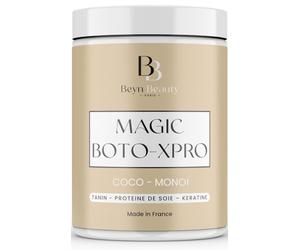 BOTOXPRO CAPILLAIRE professionnel pour cheveux abimés | Masque Hydratant, fortifiant, lissant à la Kératine, Acide hyaluronique, tanin protéine de soie | Fabriqué en France (1000 ml, Coco - Monoï)
