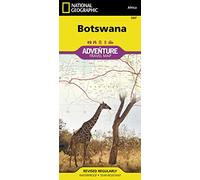 National Geographic – Carte du Botswana – BOTSWANA 1/1M1