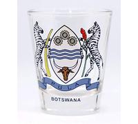 Botswana Coat Of Arms Shot Glass by World By Shotglass