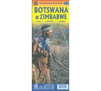Botswana & zimbabwe waterproof 1/1500000 - Collectif - Itm Publishing - broché - Atlas / carte
