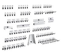 Bott Assortiment de porte-outils BOTT 80 pcs. pour panneaux perforés Quantité:1