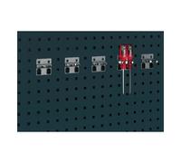 Bott bott Double pince porte-outils B60xP60xH2x13 mm pour plaques perforées Quantité:5