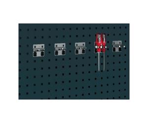 Bott bott Double pince porte-outils B60xP60xH2x16 mm pour plaques perforées Quantité:5