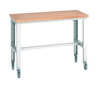 Bott Bott Établi cubio 3 plateau multiplex 1500 × 750 × 840-1140 mm RAL 7035 Quantité:1