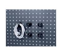 Bott bott Fixateur B34xP37xH12 mm pour câbles et tuyaux pour panneaux perforés Quantité:1