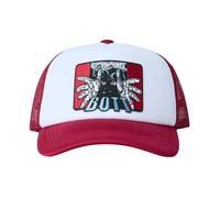 BoTT - Casquette Trucker Mesh-Back The Hands - Homme - Accessoires - Rouge - Taille: ONE Size