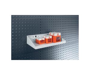Bott Tablette de rangement l.450xP170xH105/30mm gris clair p. panneaux perforés BOTT Quantité:1