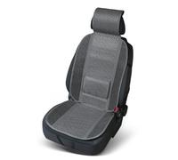 Bottari 12301 Carrera Couvre Siège Universel en Fibre de Bambou avec Support Lombaire, Gris