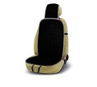 Bottari 12312 Couvre-siège d'été en Lin Noir, quadrillé