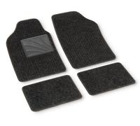 Bottari 14083 KOS Jeu de Tapis en Moquette, Noir, Universel, Set de 4