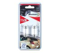 Bottari 30163 Kit d’Ampoules Navette, 12 V, 5 W, 11X38