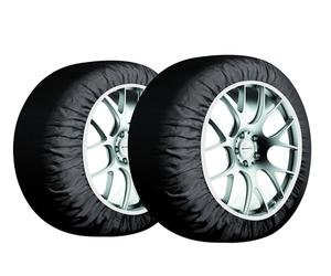 Bottari 68070 Artic Socks- Noir - Taille XS - Chaussettes de Neige - Lot de 2