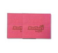 Bottari Chiffons vitrés et Acier 35 x 40 cm - Lot de 2 pièces, Fuchsia, Super absorbants - Lave, sèche et Brillante sans Peluches et Halos - Nettoyage Maison Cuisine Salle de Bain, Lavable en Machine