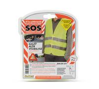bottari SOS 36140 Gilet de Signalisation Réfléchissant, Jaune