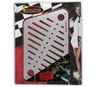 Bottari SpA 13139 Step Carpet Metal Heel Pad - Chrome