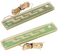 Bottari SpA 60323 Future Lot de 2 lampes directionnelles adhésives 16 LED 12 V Rouge