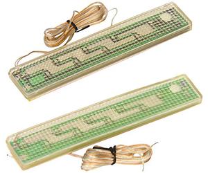 Bottari SpA 60323 Future Lot de 2 lampes directionnelles adhésives 16 LED 12 V Rouge