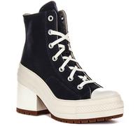 Botte À Talon Plat Femme Converse A07565C En Marine Et Blanc UK 4 - 8
